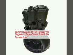 수직 마운트 14 핀 헤더 90도 U형 회로 보드 핀 커넥터