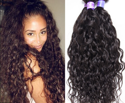 Curly Wet and Wavy 100% Brazilian Curly Human Hair No Shedding Fade