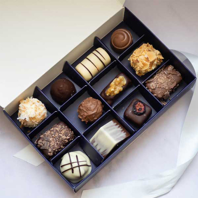Clear pvc Window Wedding Party Paper Gift Box Vintage Color Brown
