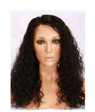 흑인여성을 위한 7A 등급 조파문 무 아교 가득 찬 레이스 인간 헤어 위그