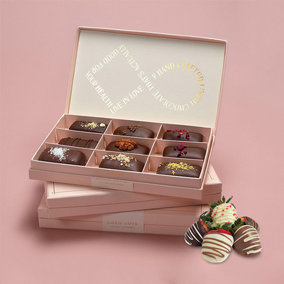 Clear pvc Window Wedding Party Paper Gift Box Vintage Color Brown