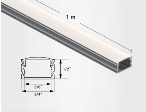 antioxidant alloy Aluminum strip Frosted material For strip lamp
